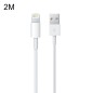 USB Data Sync & Charging Cable for iPhone/iPad – 2m (White)