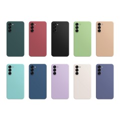 Samsung Galaxy S23 5G Imitation Silicone Case (Black) – Slim & Protective Cover