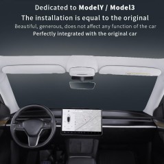 Multifunktionel Bilbrilleopbevaringsboks til Tesla Model 3 – Praktisk og Elegant Opbevaring