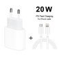 20W USB-C Fast Charger for iPhone (Lightning) – 1 meter 20W USB-C Fast Charger for iPhone (Lightning) – 1 meter