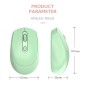 M107 4-buttons 1600 DPI 2.4GHz Wireless Mouse, Battery Version (Black)