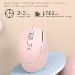 "M107 Trådløs Mus 1600 DPI - Ergonomisk & Elegant Design"
