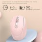 M107 4-buttons 1600 DPI 2.4GHz Wireless Mouse, Battery Version (Black)