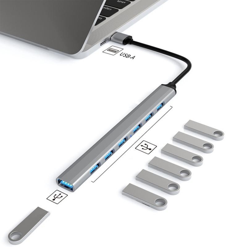 7-in-1 USB 3.0 Docking Station for Laptops – Multifunctional Hub with USB Ports