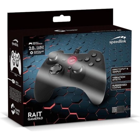 SPEEDLINK Rait Gamepad PC Sony PlayStation 3 Switch Sort
