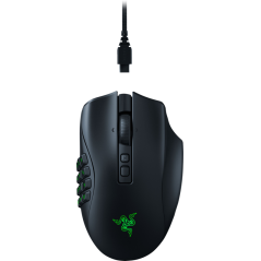 Razer Naga V2 Pro - Optisk Trådløs Gaming Mus i Sort | Ultimativ Præcision & Komfort