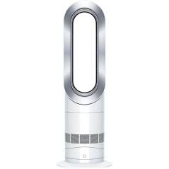 Dyson Hot+Cool Jet Focus AM09 – Effektiv Gulvstående Opvarmer & Køleblæser i Sølv/Hvid – Varenr. 5025155088289