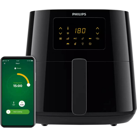 Philips Essential HD9280 Airfryer XL Airfryer 2000W Mørk sølv/sort