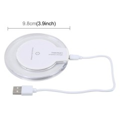 Wireless Charger with Micro-USB Cable – QI Standard and Fast Charging