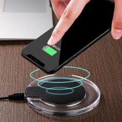 Wireless Charger with Micro-USB Cable – QI Standard and Fast Charging