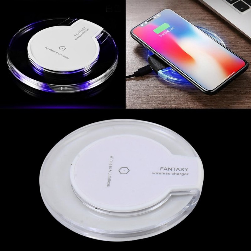 Wireless Charger with Micro-USB Cable – QI Standard and Fast Charging Wireless Charger with Micro-USB Cable – QI Standard and Fast Charging