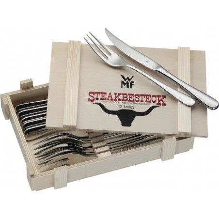WMF Steak knife/fork set Cromargan 18/10 rustfrit stål