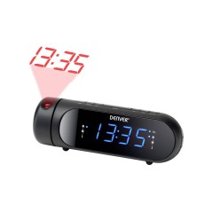 DENVER CPR-700 Clock-radio Sort – Elegant Design, Fantastisk Lyd & Funktionelle Smart Features!