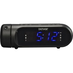 DENVER CPR-700 Clock-radio Sort – Elegant Design, Fantastisk Lyd & Funktionelle Smart Features!