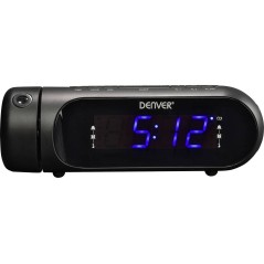 DENVER CPR-700 Clock-radio Sort – Elegant Design, Fantastisk Lyd & Funktionelle Smart Features!