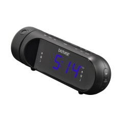 DENVER CPR-700 Clock-radio Sort – Elegant Design, Fantastisk Lyd & Funktionelle Smart Features!