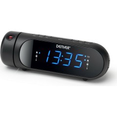 DENVER CPR-700 Clock-radio Sort – Elegant Design, Fantastisk Lyd & Funktionelle Smart Features!