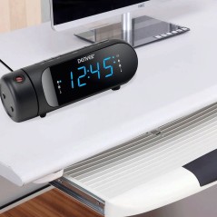 DENVER CPR-700 Clock-radio Sort – Elegant Design, Fantastisk Lyd & Funktionelle Smart Features!