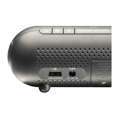 DENVER CPR-700 Clock-radio Sort – Elegant Design, Fantastisk Lyd & Funktionelle Smart Features!