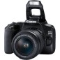 Canon EOS 250D 24.1Megapixel Sort Sort Digitalkamera