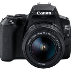 Canon EOS 250D - 24.1 Megapixel Sort Digitalkamera | Fantastisk Billede & Brugervenlighed