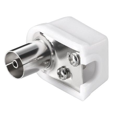 MicroConnect Coax angle jack with screw