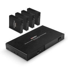 Lindy 70M 4 Port Cat.6 Hdmi 4K60