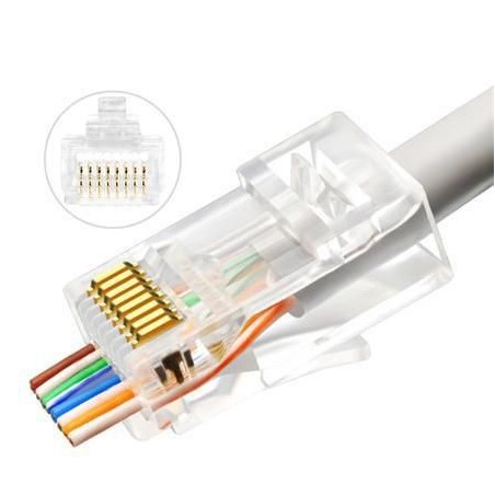 Lanview RJ45 UTP plug Cat6A for