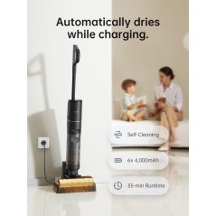 Xiaomi Dreame H12 Pro Våd/Tør Støvsuger - Håndholdt 300 W Sort | Effektiv Rengøring til Hjemmet!