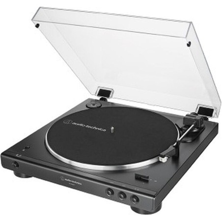 Audio-Technica AT-LP60XBT Pladespiller Stereo Sort - Lydkvalitet i Topklasse til Dit Hjem!