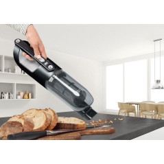 Bosch Flexxo Serie | 4 BBH32101 Støvsuger - Effektiv Håndholdt Støvsuger i Grå/Perlehvid med 0.4L Kapacitet - Ideel til Nem Reng