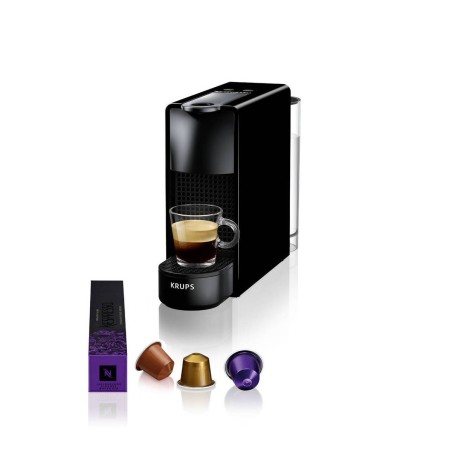 Krups Nespresso Essenza Mini XN1108 Kaffemaskine - Elegant Sort, Kompakt Design & Uovertruffen Kaffeoplevelse
