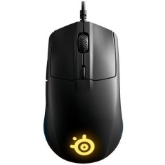 SteelSeries Rival 3 Optisk Gaming Mus - Kabling Sort | Unparalleled Præcision & Komfort