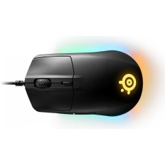 SteelSeries Rival 3 Optisk Gaming Mus - Kabling Sort | Unparalleled Præcision & Komfort