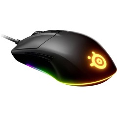 SteelSeries Rival 3 Optisk Gaming Mus - Kabling Sort | Unparalleled Præcision & Komfort