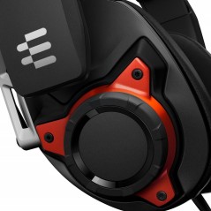 Køb Sennheiser GSP 600 Kabling Headset - Sort/Rød | Fantastisk lydkvalitet og komfort!