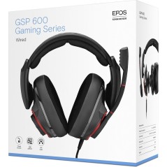 Køb Sennheiser GSP 600 Kabling Headset - Sort/Rød | Fantastisk lydkvalitet og komfort!