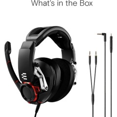 Køb Sennheiser GSP 600 Kabling Headset - Sort/Rød | Fantastisk lydkvalitet og komfort!