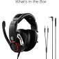 EPOS I SENNHEISER GSP 600 Kabling Headset Sort Rød