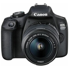 Køb Canon EOS 2000D Digitalkamera med EF-S 18-55 mm III Objektiv - Perfekt til Begyndere!