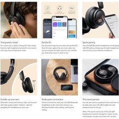 Anker SoundCore Life Q30 Trådløse Hovedtelefoner - Sort | Ultimate Lydkvalitet & Komfort