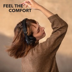 Anker SoundCore Life Q30 Trådløse Hovedtelefoner - Sort | Ultimate Lydkvalitet & Komfort