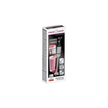 ProfiCook PC-SM 1094 Stavblender i Rustfrit Stål/Sort – Effektiv, Elegant og Slidstærk Kvalitet!