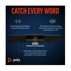 "Poly Studio – Professionelt videokonferenceudstyr til klare samtaler og fantastiske møder | Varenr. 8592978524593"