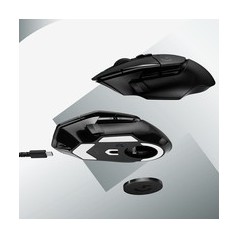 Logitech G G502 X LIGHTSPEED Optisk Trådløs Mus - Flot Sort Design, Ultimativ Præcision og Komfort!