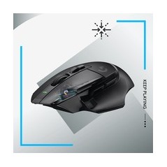 Logitech G G502 X LIGHTSPEED Optisk Trådløs Mus - Flot Sort Design, Ultimativ Præcision og Komfort!