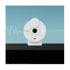 Logitech BRIO 300 Webcam - Fortrådet 1920 x 1080 HD | Kvalitet og Klarhed til Dit Webcam-Møde