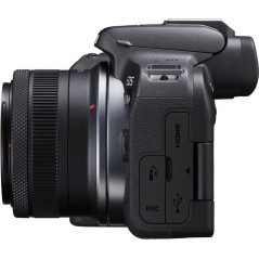 Canon EOS R10 Sort Digitalkamera med RF-S 18-45mm F4.5-6.3 IS STM Objektiv - Perfekt til Kreative Fotografer! Varenr: 4549292189