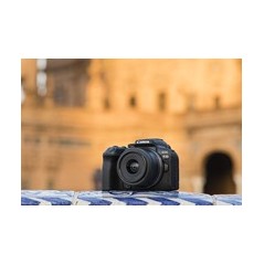 Canon EOS R10 Sort Digitalkamera med RF-S 18-45mm F4.5-6.3 IS STM Objektiv - Perfekt til Kreative Fotografer! Varenr: 4549292189