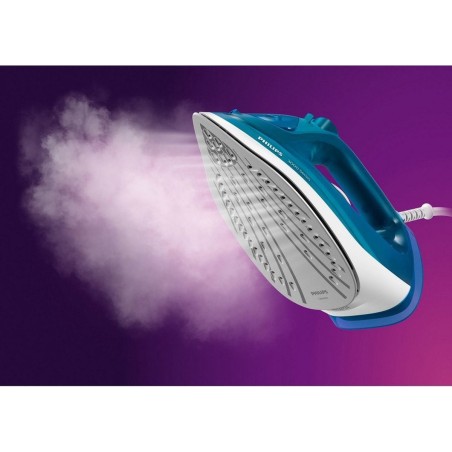 Philips 3000 Series DST3040 Dampstrygejern 2600W - Effektiv, Elegant & Pletfri Strygning i Blå/Hvid